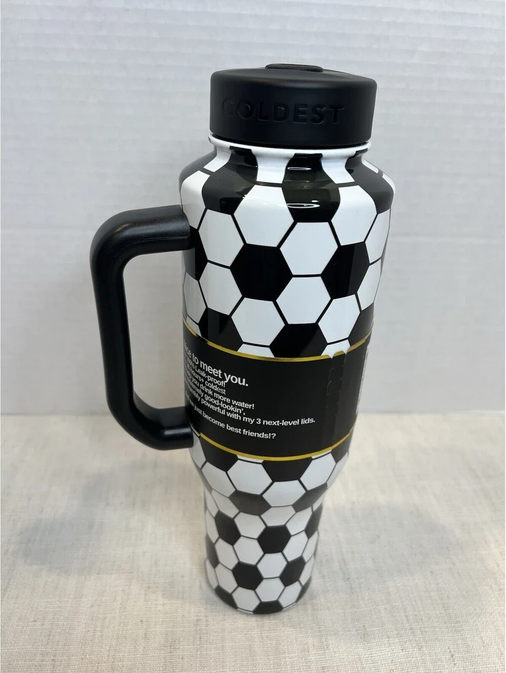 Coldest Limitless Bottle 46oz Insulated Tumbler w/ Handle Pursuit of Winning 4pc